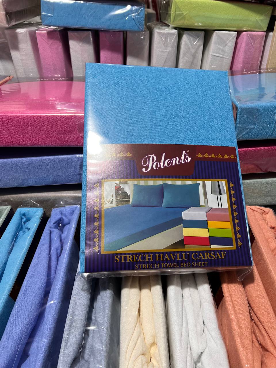 bedsheet-sheet -elastic-blue-200-240